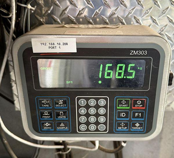 Avery Weigh-Tronix ZM303 weight indicator in the field